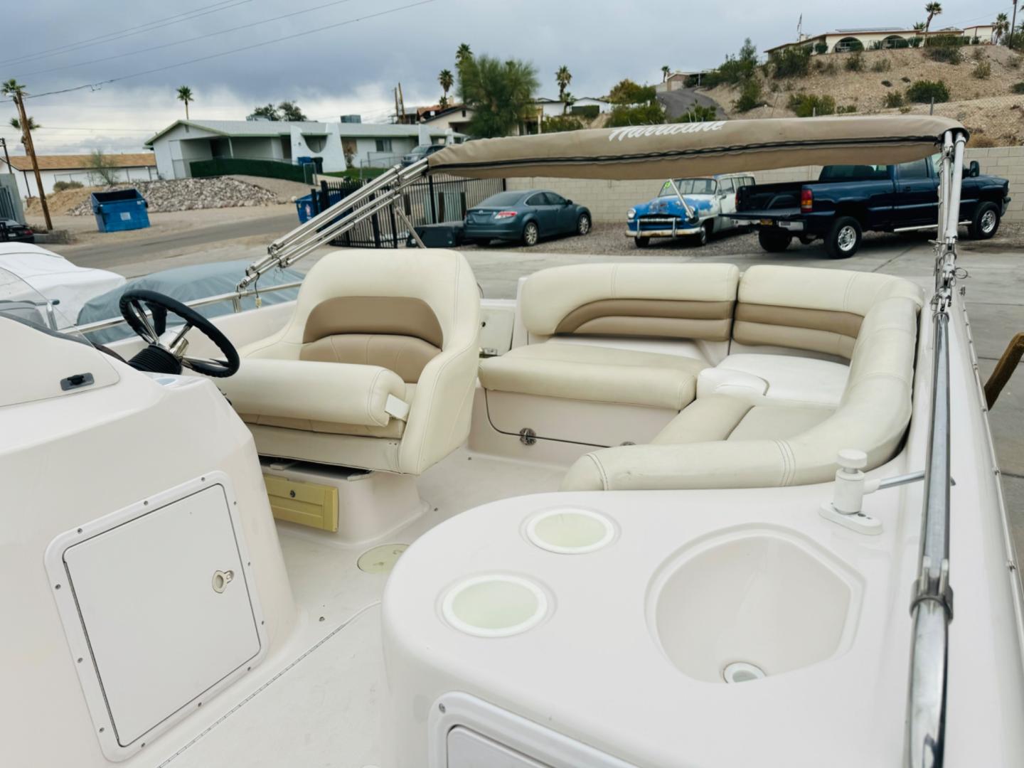 2002 White Hurricane 201 , located at 2190 Hwy 95, Bullhead City, AZ, 86442, (928) 704-0060, 0.000000, 0.000000 - 2001 Hurricane boat model 201. Super clean. On consignment. great hul. runs great . just serviced. 20 ft . 5.0 mercruiser mp engine . 418 hours on boat. Lake ready. clean interior. $15777 or best offer . on consignment. - Photo#6